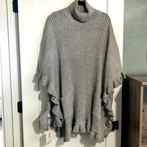 NWT pullover sweater cape